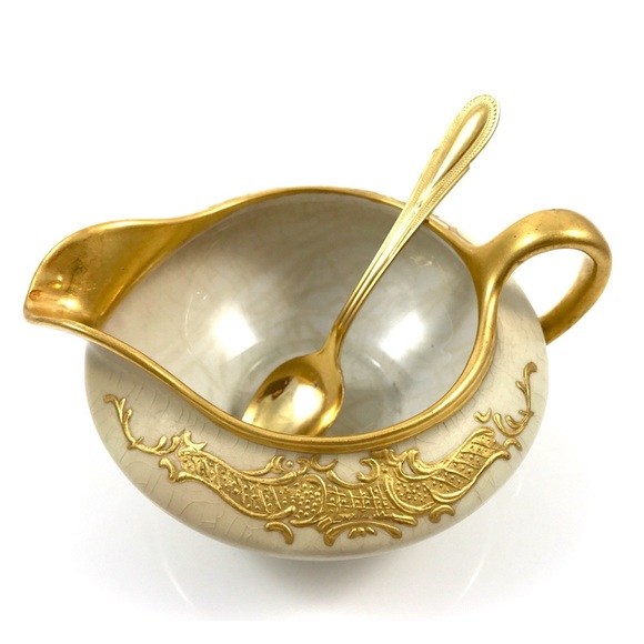 Vintage Other - VTG 1920's gold leaf creamer pitcher